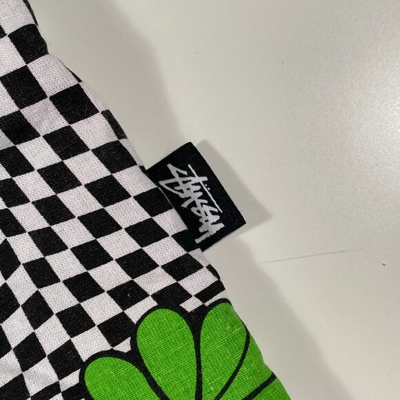 Stussy Psychedelic Flower Floral Checkered Shorts - Picture 2 of 7